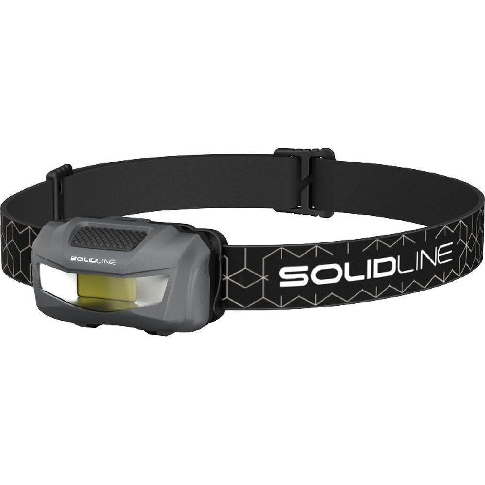 Solidline SH1 LED fejlámpa, hand on/off, 2 x AAA, 110/15 lm (bliszteres) termék fő termékképe