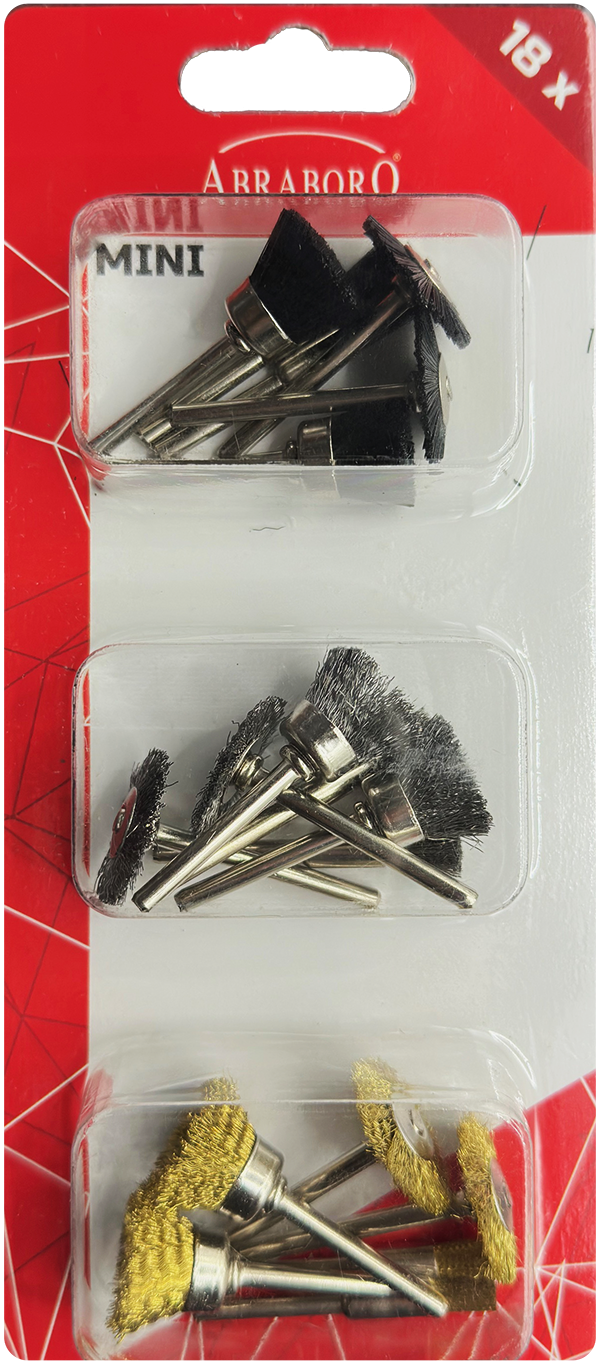 Abraboro MINI-TOOL kefe készlet, 18 részes termék fő termékképe