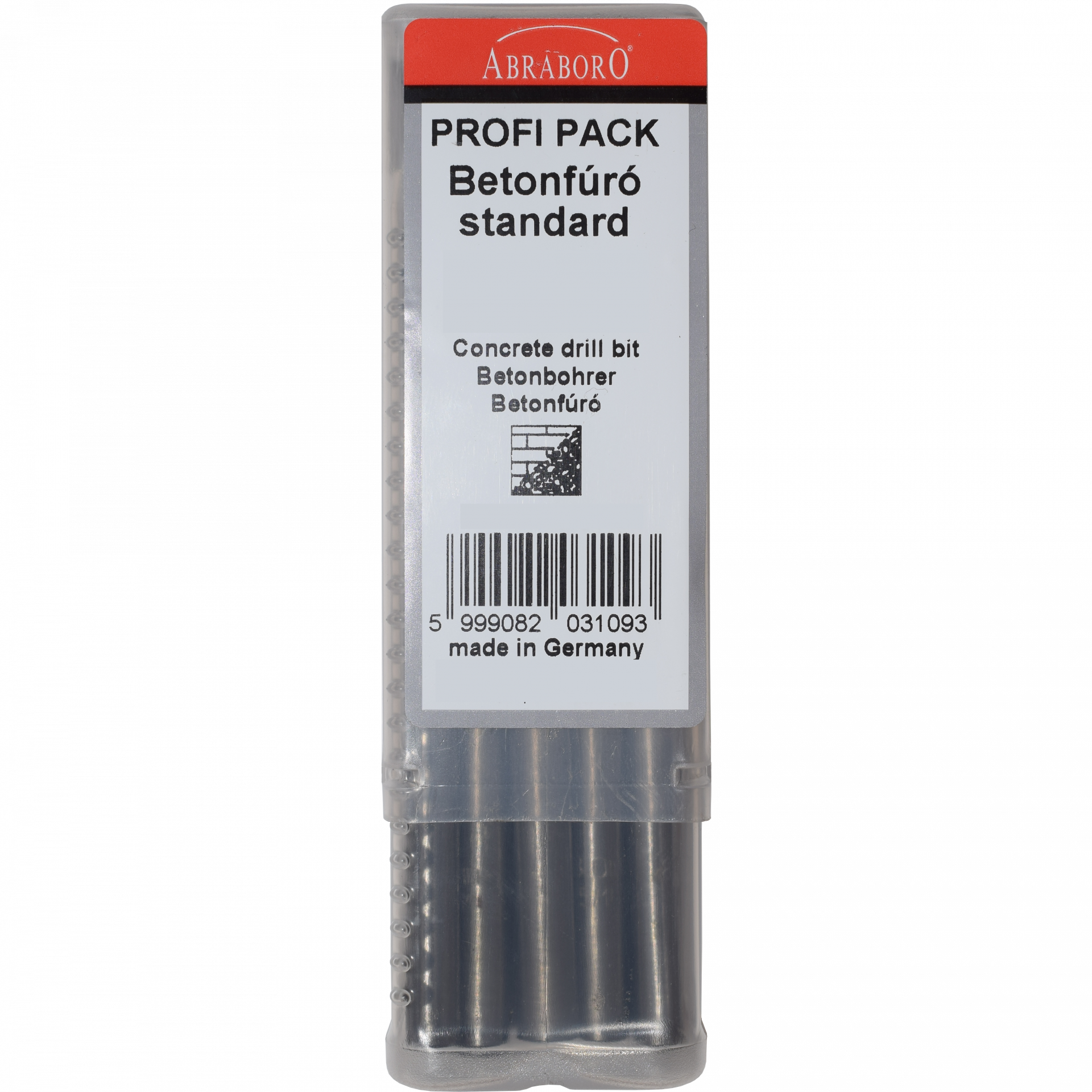 Abraboro 8 x 120 / 80 mm Standard hengeres szárú betonfúró Profi-Pack, 15 db/csomag termék fő termékképe