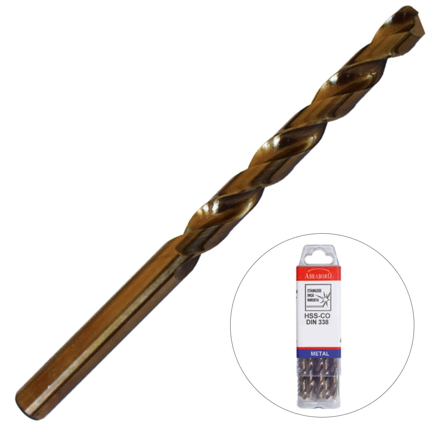 Abraboro 9.9 x 133 / 87 mm HSS-Co fémcsigafúró X-Pack, 10 db/csomag termék fő termékképe