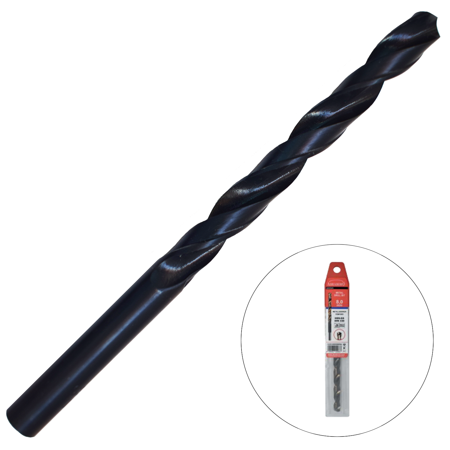 Abraboro 9 x 125 / 81 mm HSS-R fémfúró, EV-Pack termék fő termékképe