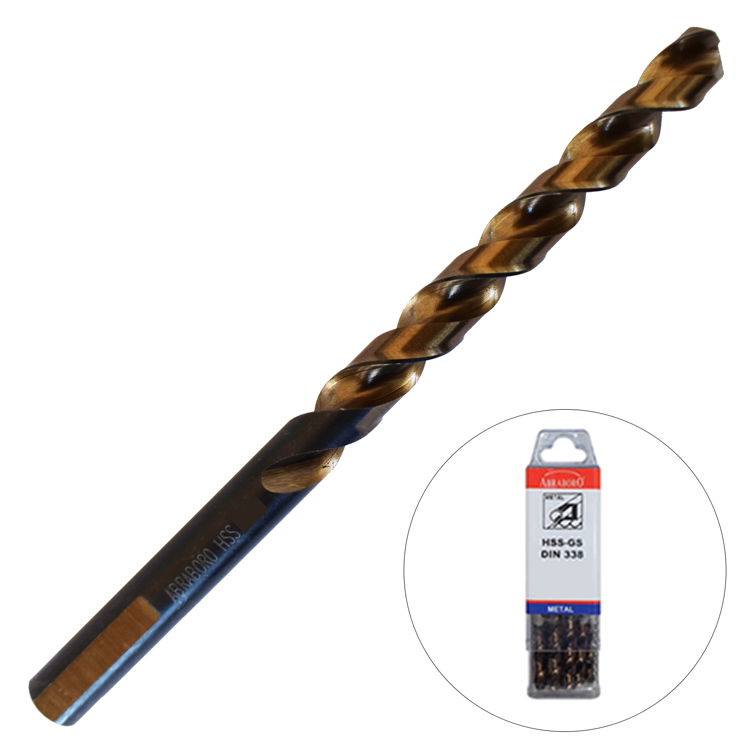 Abraboro 4.2 x 75 / 43 mm MULTISPEED HSS-GS fémfúró háromszög szárral X-Pack, 10 db/csomag termék fő termékképe