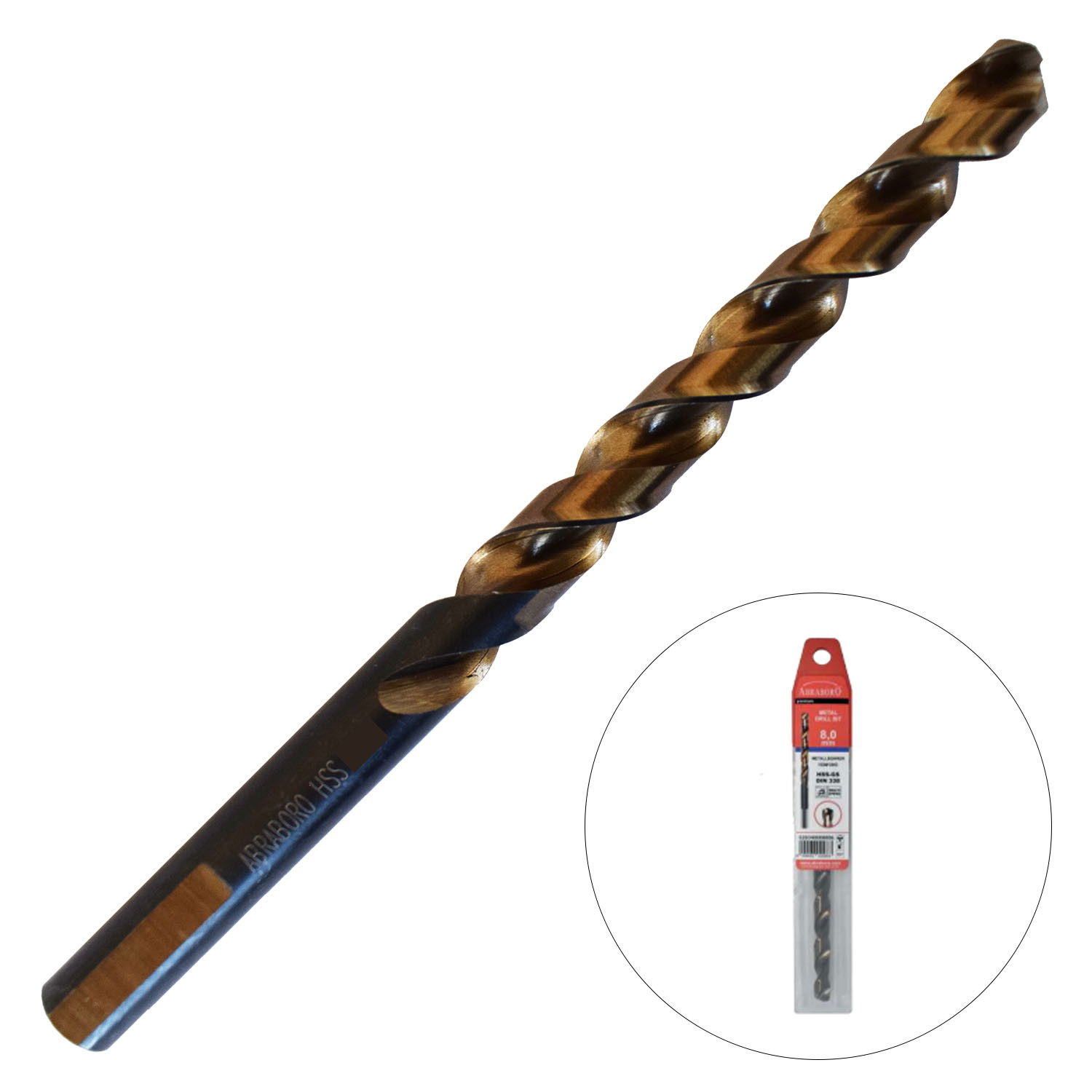 Abraboro 4 x 75 / 43 mm MULTISPEED HSS-GS fémfúró háromszög szárral EV-Pack, 2 db/csomag termék fő termékképe