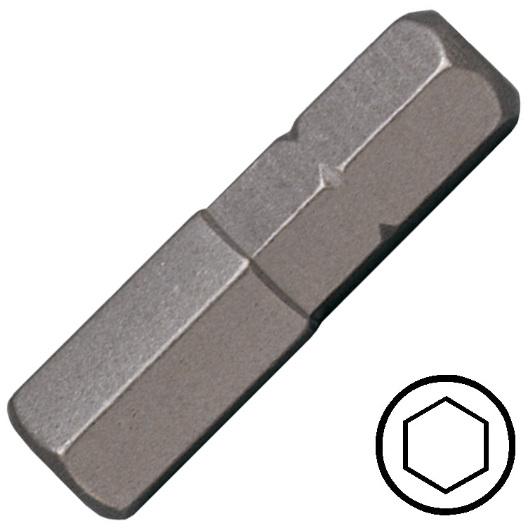 KENNEDY 6.0 mm hatszög csavarhúzó bit 1/4" hatszög illesztéssel, 25 mm termék fő termékképe