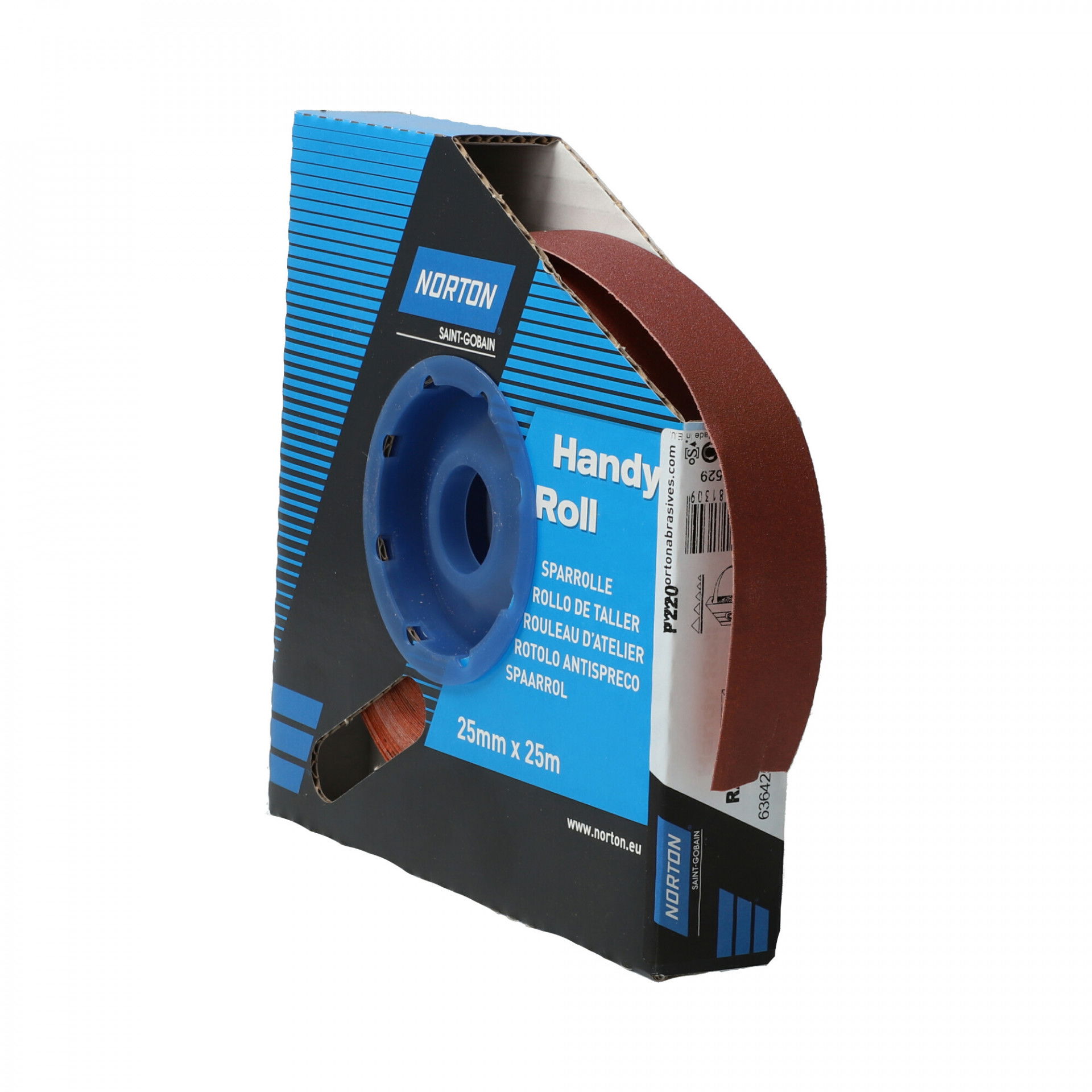 Norton R222 csiszolóvászon műhelytekercs 25mmx25m P220 termék fő termékképe