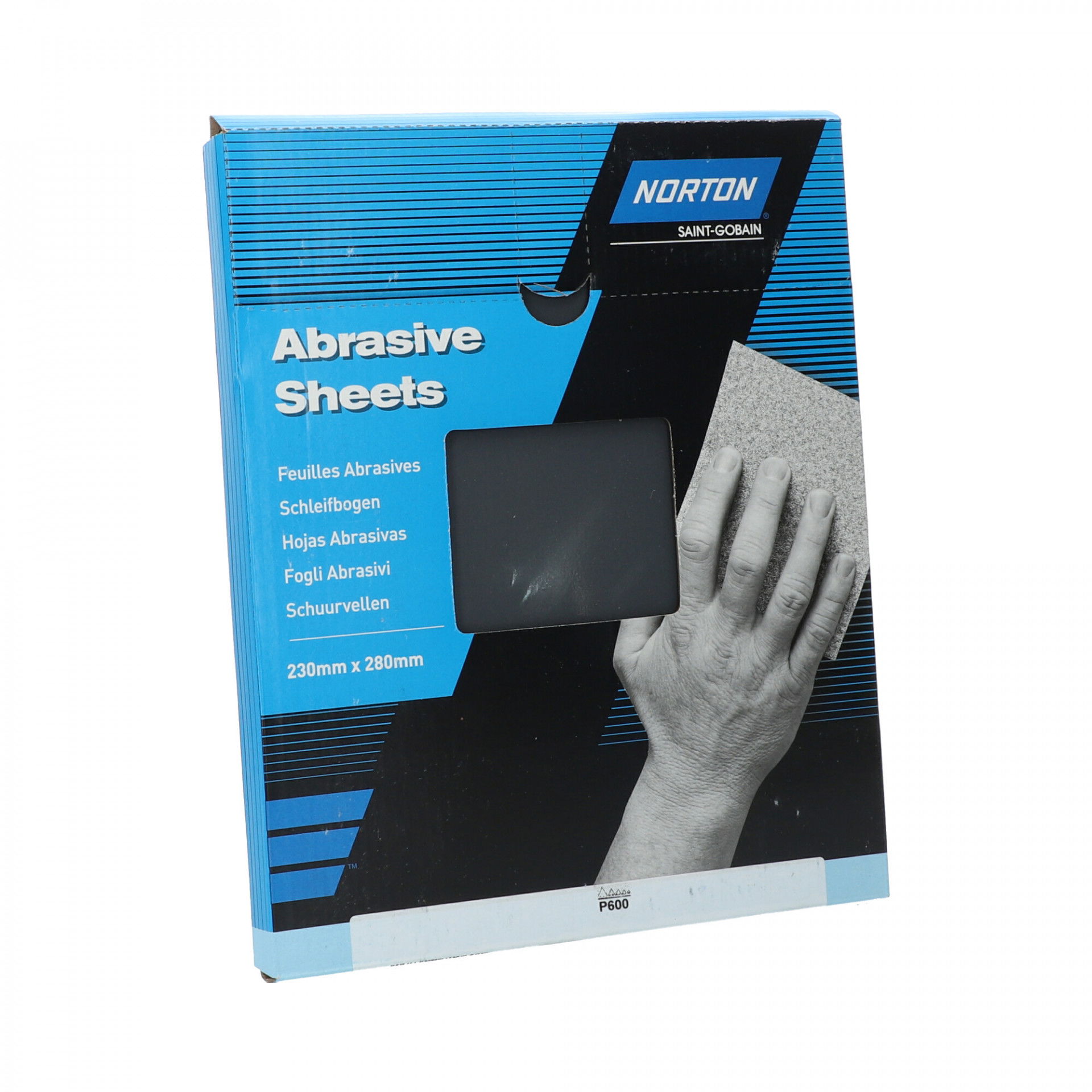 Norton T489 vízálló csiszolópapír 230x280mm P600, 50 db/csomag termék fő termékképe