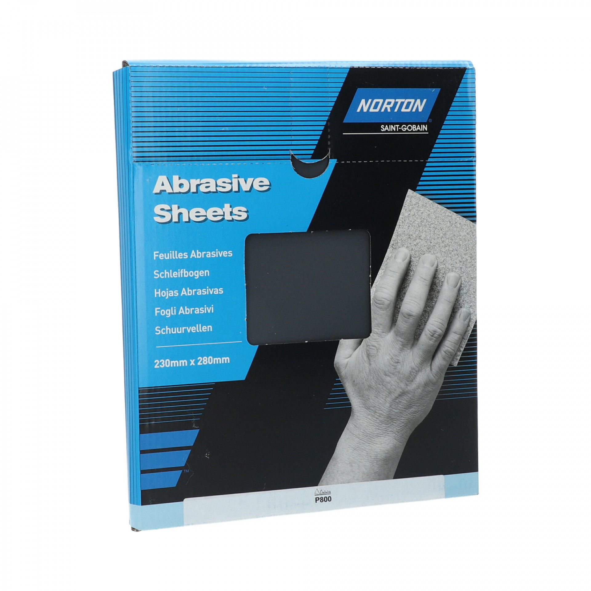 Norton T489 vízálló csiszolópapír 230x280mm P800, 50 db/csomag termék fő termékképe