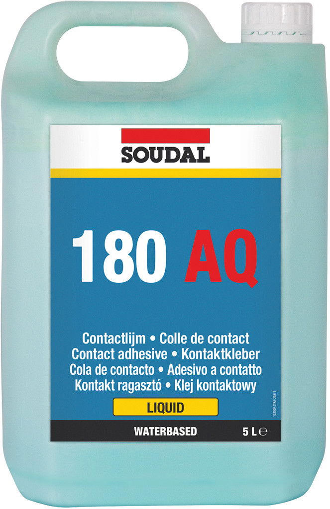 Soudal 180 AQ vizes alapú kontakt ragasztó, 5 l termék fő termékképe