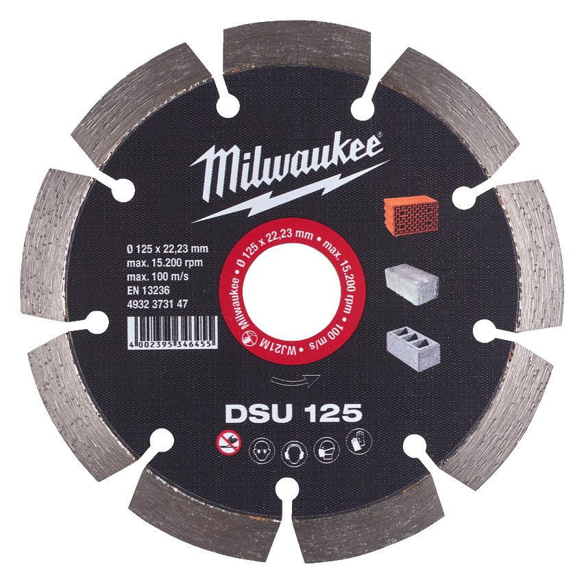 Milwaukee DSU gyémánt vágótárcsa, Ø125 mm termék fő termékképe