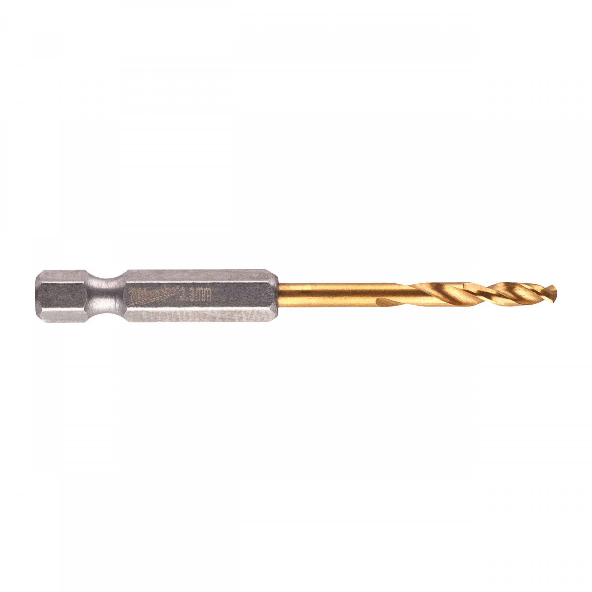 Milwaukee Shockwave™ HSS-G titán-nitrid RED HEX fém fúrószár, 3.3 x 24/67 mm, 2 db/csomag termék fő termékképe