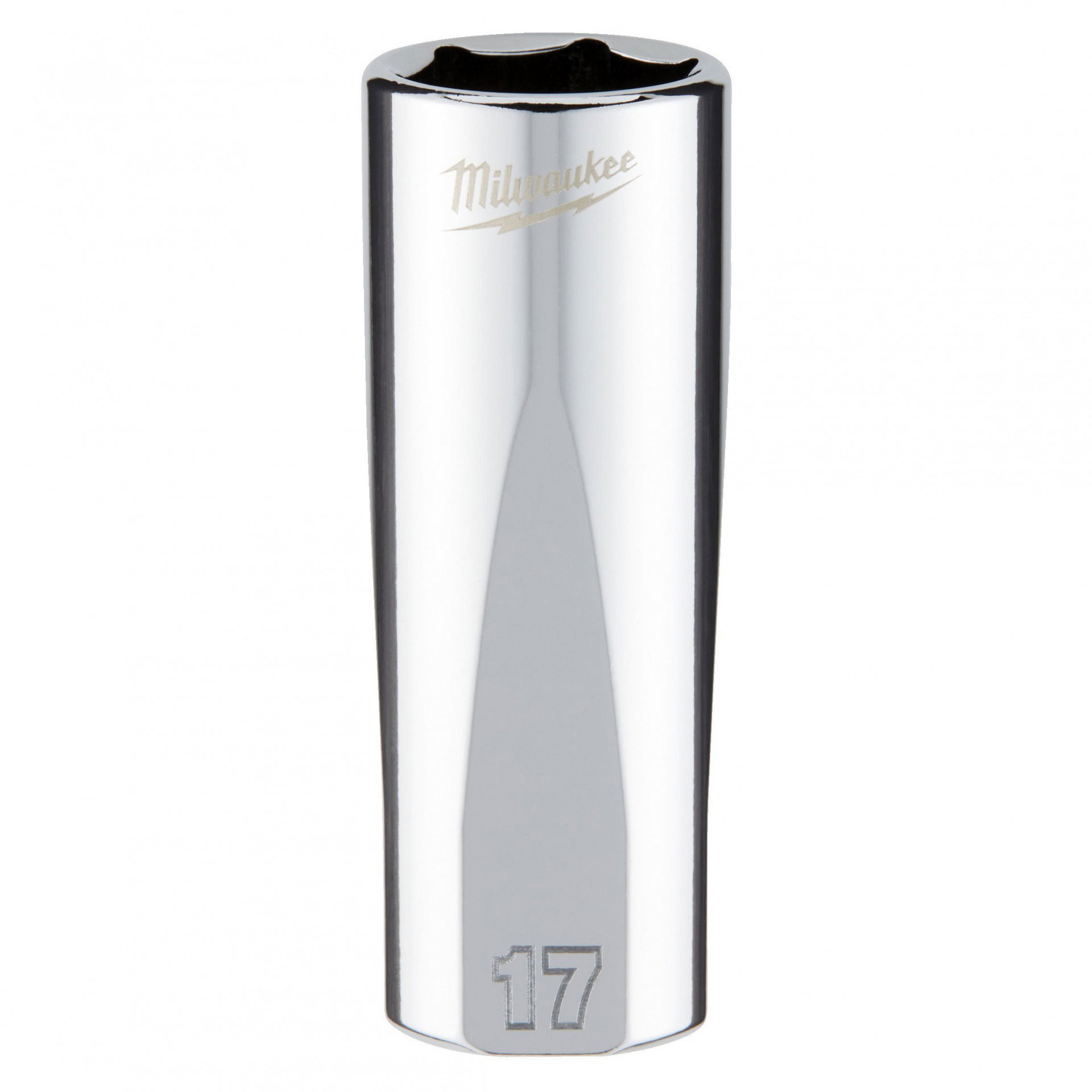 Milwaukee FOUR FLAT™ oldalú 3/8"-os dugókulcs fej, hosszú, 6-lapú, 17 mm termék fő termékképe