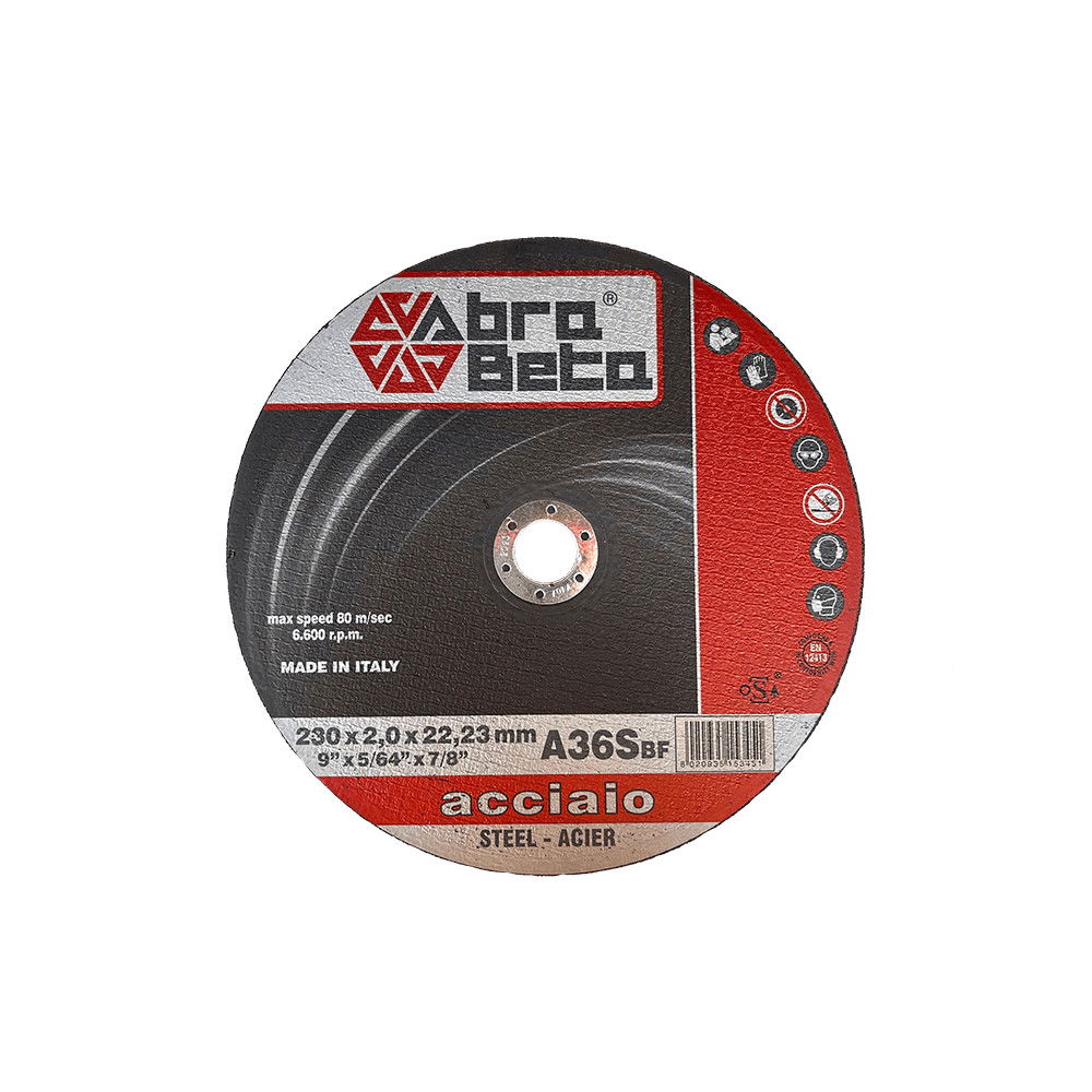 AbraBeta A36S acél 230x2x22,23 10db/csomag termék fő termékképe