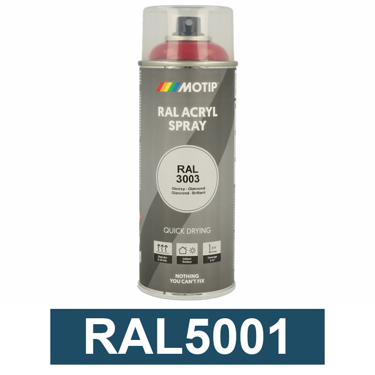 Motip Ipari festék spray, RAL5001, 400 ml termék fő termékképe