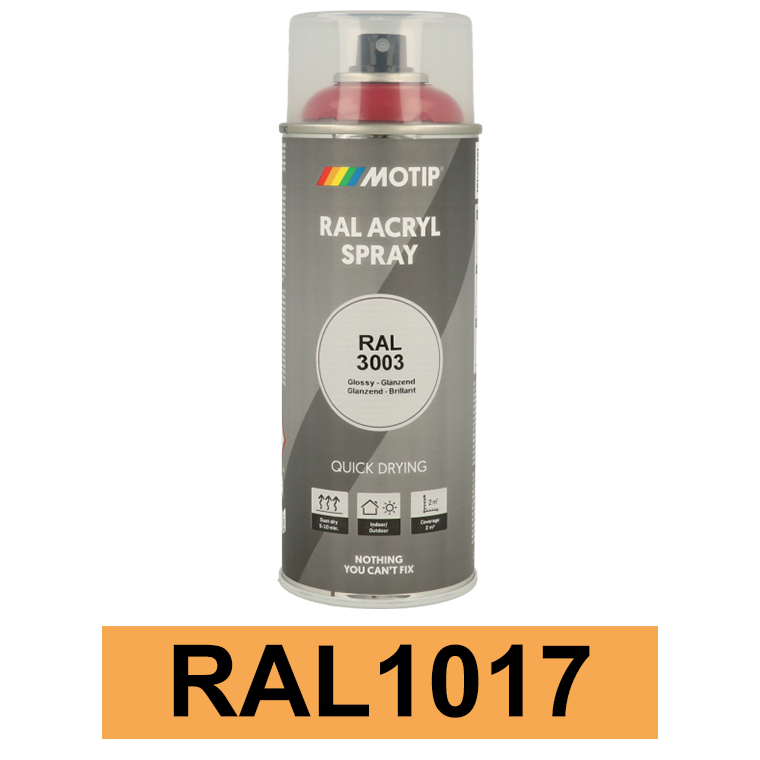 Motip Ipari festék spray, RAL1017, 400 ml termék fő termékképe
