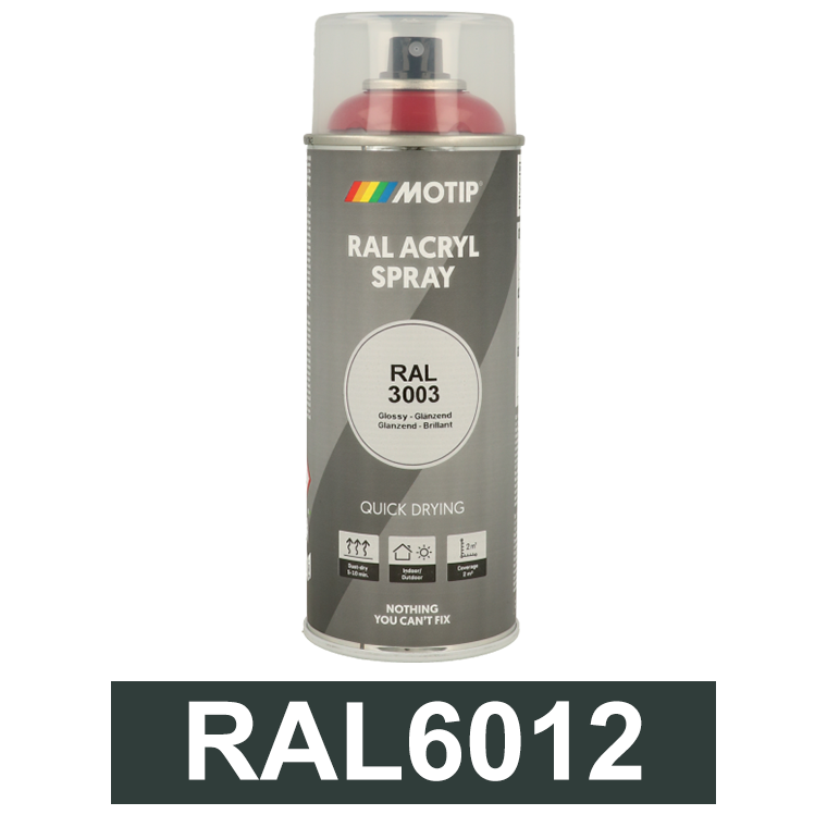 Motip Ipari festék spray, RAL6012, 400 ml termék fő termékképe
