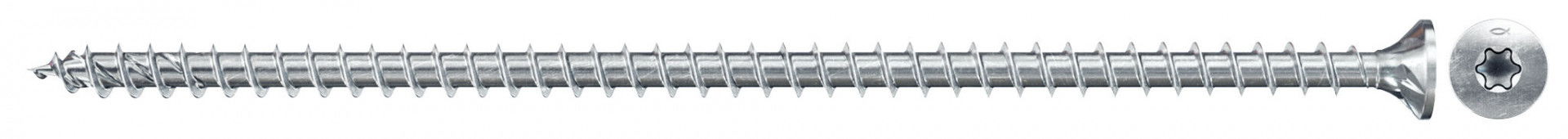Fischer FPF II CTF 8.0 x 280 BC 50 süllyesztett fejű, kékre horganyzott, végigmenetes szerkezetépítő csavar TX behajtással, 50 db/csomag termék fő termékképe