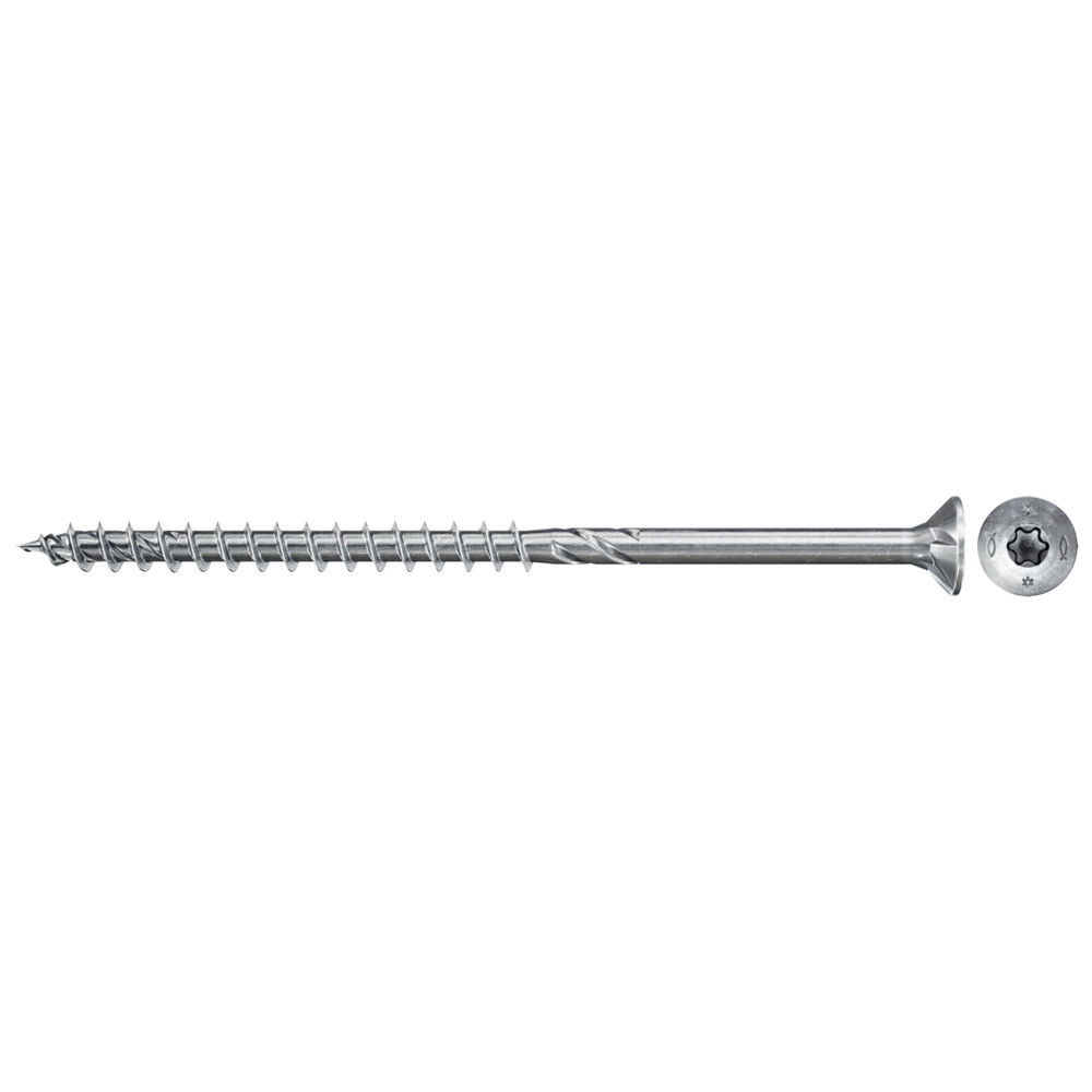 Fischer FPF II CTP 4.0 x 70 BC 500 süllyesztett fejű, kékre horganyzott forgácslapcsavar részmenettel, TX behajtással, 500 db/csomag termék fő termékképe