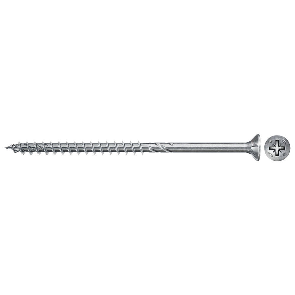 Fischer FPF II CZP 4.5 x 45 BC 500 süllyesztett fejű, kékre horganyzott csavar részmenettel, PZ behajtással, 500 db/csomag termék fő termékképe